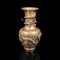 Antike chinesische viktorianische dekorative Vase aus Messing mit Drachenmotiv 3