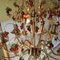 Lámpara de araña grande de Murano con uvas y hojas, Imagen 2