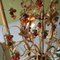 Großer Kronleuchter aus Muranoglas mit Trauben und Blättern 4