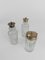 Antique Sheffield Silver Plated Cruet Set with Cut Crystal Bottles, 1890s, Set of 6 16