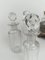 Antique Sheffield Silver Plated Cruet Set with Cut Crystal Bottles, 1890s, Set of 6, Image 18