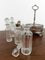 Antique Sheffield Silver Plated Cruet Set with Cut Crystal Bottles, 1890s, Set of 6, Image 3