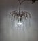 Lámpara de araña italiana vintage en forma de cascada, años 80, Imagen 6