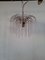 Lámpara de araña italiana vintage en forma de cascada, años 80, Imagen 5