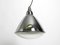 Large Chrome-Plated Sheet Steel Headlight Pendant Lamp by Ingo Maurer for Design M, 1960s 18