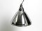 Large Chrome-Plated Sheet Steel Headlight Pendant Lamp by Ingo Maurer for Design M, 1960s 14