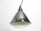 Large Chrome-Plated Sheet Steel Headlight Pendant Lamp by Ingo Maurer for Design M, 1960s, Image 20
