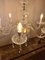 Italian Gold and Crystal 6 Branch Chandelier 4