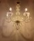 Italian Gold and Crystal 6 Branch Chandelier 5