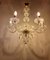 Italian Gold and Crystal 6 Branch Chandelier, Image 5