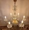 Italian Gold and Crystal 6 Branch Chandelier 1