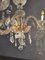 Italian Gold and Crystal 6 Branch Chandelier, Image 2