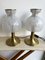 Italian Brass and Murano Glass Mushroom Table Lamps by Angelo Brotto for Esperia, 1970s, Set of 2, Image 1