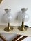 Italienische Mushroom Tischlampen aus Messing & Muranoglas von Angelo Brotto für Esperia, 1970er, 2er Set 6