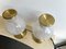 Italian Brass and Murano Glass Mushroom Table Lamps by Angelo Brotto for Esperia, 1970s, Set of 2 4