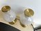 Italian Brass and Murano Glass Mushroom Table Lamps by Angelo Brotto for Esperia, 1970s, Set of 2, Image 4