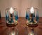 Gold and Electric Blue Murano Table Lamps, 1970s, Set of 2 5