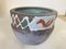 Jarrón o maceta de cerámica esmaltada, siglo XX, Imagen 7