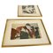 Japanese Artist, Figurative Scenes, 20th Century, Prints, Framed, Set of 2 2