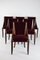 Vintage French Art Deco Dining Chairs, 1930s, Set of 6 2