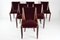 Vintage French Art Deco Dining Chairs, 1930s, Set of 6, Image 1