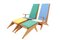 Vintage Italian Swimming Pool Lounge Chairs, 1970s 1