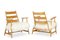 Lounge Armchairs in Blond Beech, 1950s, Set of 2 1