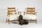 Lounge Armchairs in Blond Beech, 1950s, Set of 2, Image 2