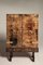 Brown Parchment & Brass Dry Bar by Aldo Tura, 1950s 2