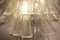 Wandlampe aus transparenten Glasblättern von Venini, 1970er 9