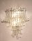 Wandlampe aus transparenten Glasblättern von Venini, 1970er 2