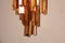 Triedri Amber-Colored Wall Sconces from Venini, 1970s, Set of 2 2