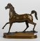 Skulptur aus Bronze mit einem gehenden Pferd, 20. Jh. 7