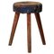 Antique Northern Swedish Country House Pine Stool, Image 1