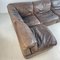 Brown Leather Corner Sofa, 1970s 4