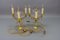 Early 20th Century French Brass and Crystal Girandoles Table Lamps, Set of 2, Image 13