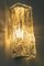 Murano Ice Glass Vanity Sconces from Kaiser Idell / Kaiser Leuchten, Germany, 1970s, Set of 2, Image 11