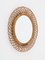 Vintage Italian Mirror in Rattan and Wicker, 1960s, Image 10