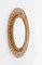 Vintage Italian Mirror in Rattan and Wicker, 1960s 9