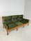Vintage Brutalist Oak 3-Seater Sofa, Image 1