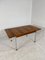 Vintage Extendable Teak Dining Table with Chrome Legs by Alfred Hendrickx for Belform, Image 2