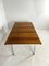 Vintage Extendable Teak Dining Table with Chrome Legs by Alfred Hendrickx for Belform 10