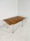 Vintage Extendable Teak Dining Table with Chrome Legs by Alfred Hendrickx for Belform, Image 1