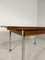 Vintage Extendable Teak Dining Table with Chrome Legs by Alfred Hendrickx for Belform, Image 6