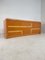 Credenza laccata arancione con intarsio, Italia, anni '70, Immagine 1