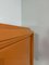 Orange Lackiertes italienisches Sideboard mit Intarsie, 1970er 10