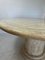 Table Basse Ronde Mid-Century en Pierre et Laiton 10