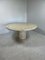 Mid-Century Round Coffee Table in Stone and Brass, Image 8