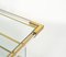 Mid-Century Coffee Table in Brass and Glass by Maison Jansen, 1970s 15