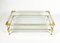 Mid-Century Coffee Table in Brass and Glass by Maison Jansen, 1970s, Image 10